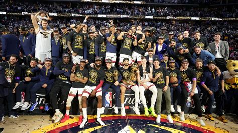 The Denver Nuggets have won their first NBA title by beating the Miami Heat in five games in the Finals